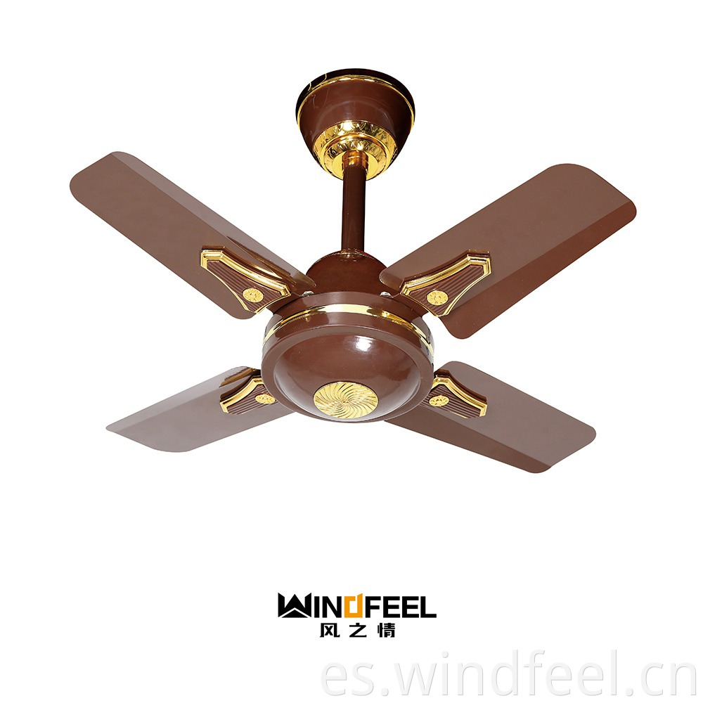 Ventilador de techo decorativo de alta velocidad Orient Small Fan 24 pulgadas 600 mm 4 aspas a Ghana Nigeria